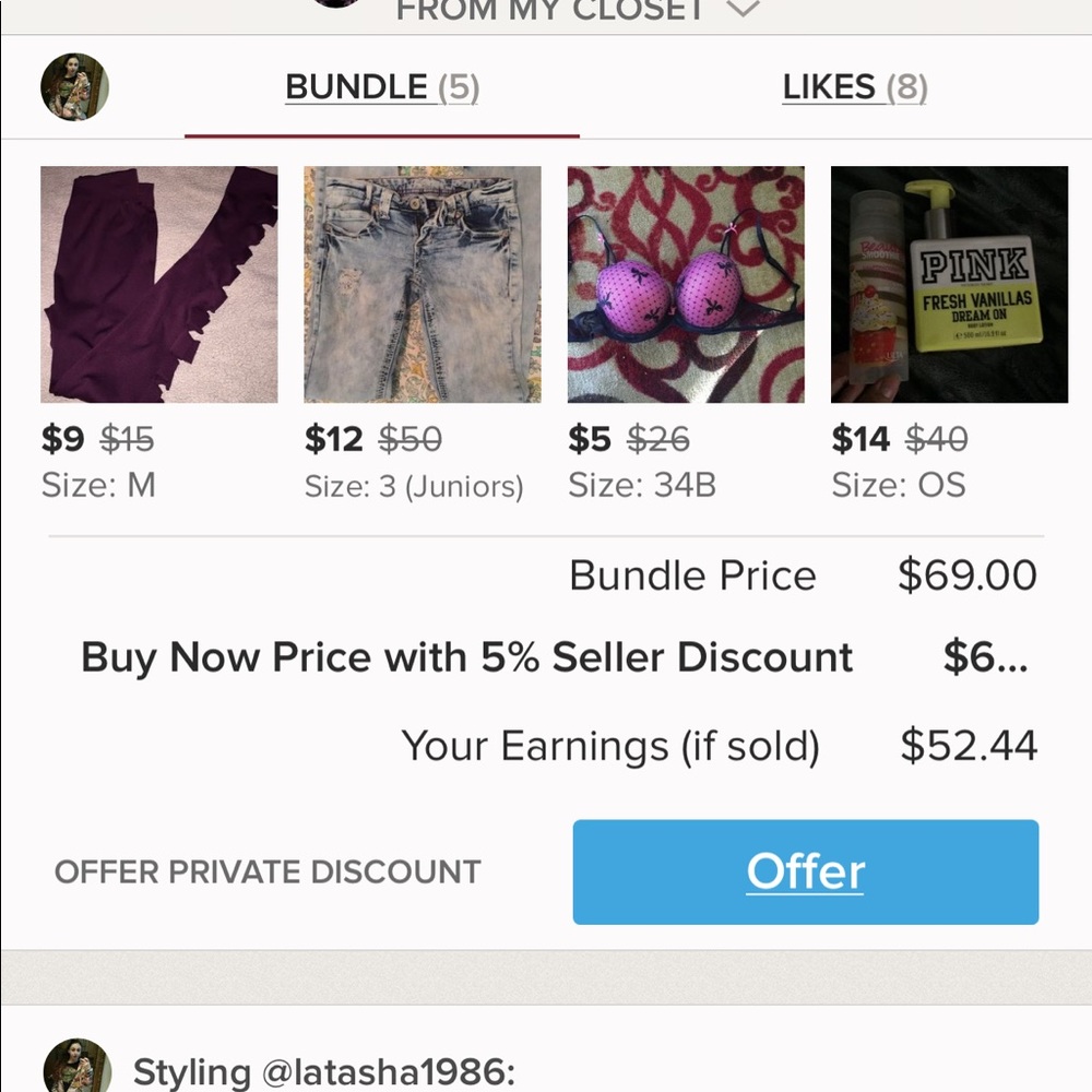 Trade bundle for @latasha1986